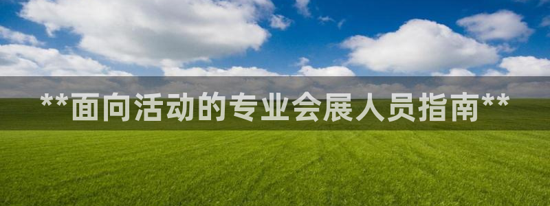 果博官方网：**面向活动的专业会展人员指南**