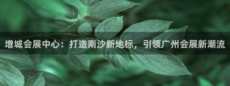 果博注册会员多少钱：增城会展中心：打造南
